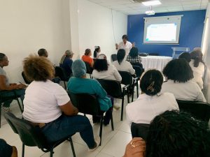 Lee más sobre el artículo Colaboradores del Hospital Municipal Barsequillo participan en el  taller  Bioseguridad y Residuos Hospitalario